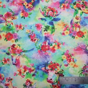 Fabrics textile: Cosmic Cows - Allover