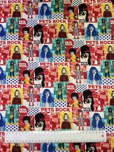 Fabrics textile: Pets Rock - Logo