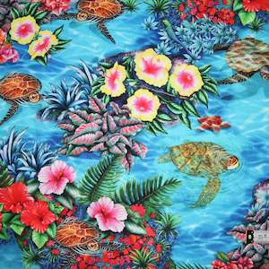 Fabrics textile: Tropical Canyon - Turtles