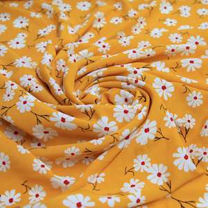 Fabrics textile: Binna - Yellow Viscose Crepe