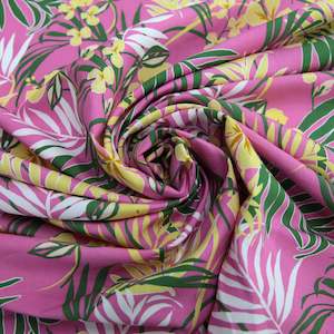 Fabrics textile: Pink Tropical Floral