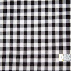 Raquelle Modal Gingham - Black