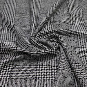 Wool Acrylic Check - Houndstooth Pattern