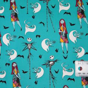 Fabrics textile: Nightmare Before Xmas - Jack, Sally and Zero