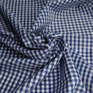 Polyester Gingham - Royal