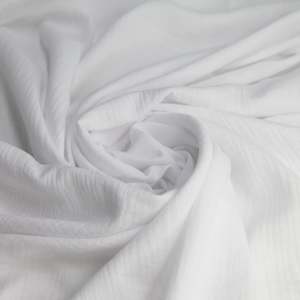 Fabrics textile: Double Muslin - White