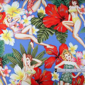 Pin Up Girls - Island Girls Blue