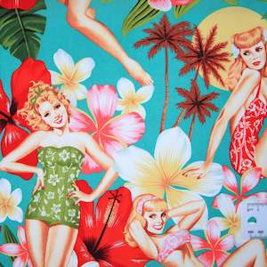 Pin Up Girls - Island Girls Turquoise