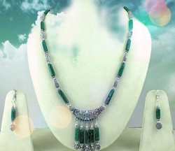 Aventurine necklace set