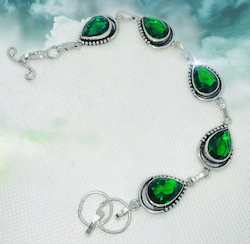 Internet only: Green Chrome Diopside Bracelet