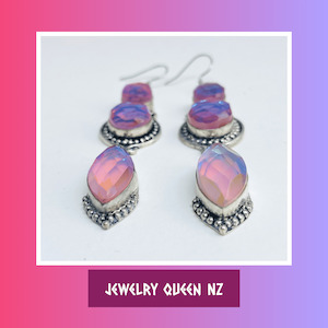 Rainbow Topaz  earrings