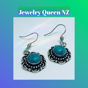 Flower Turquoise earrings