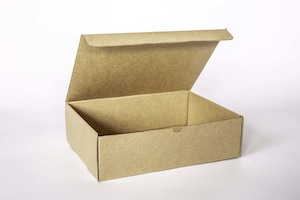 Container manufacturing - corrugated paperboard: A4 Courier - 220x160x65mm