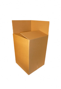 Container manufacturing - corrugated paperboard: Moving Box - Tea Chest