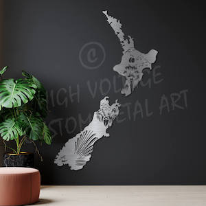 NZ Map Of Birds