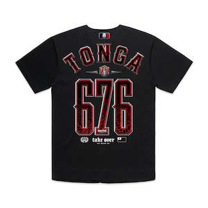 Tonga 676 Heavy Hitter Baseball Jersey - Black