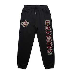 QLD Maroons Track Pants - Black