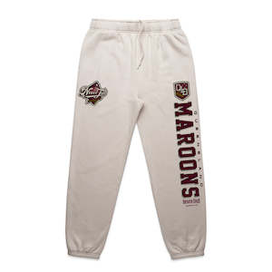 QLD Maroons Track Pants - Bone