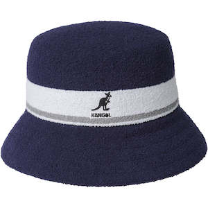 Bermuda Stripe Bucket Hat - Navy / White