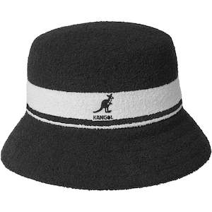 Bermuda Stripe Bucket Hat - Black / White