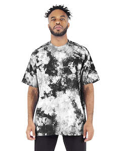 7.5 Oz Max Heavyweight Tie Dye -black White