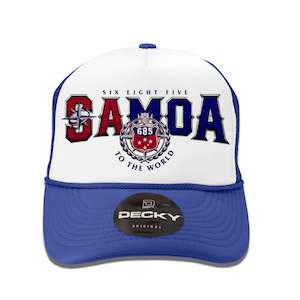 Samoa 685 Foam Trucker Cap - Royal