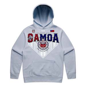 Screen printing: Samoa 685 League Relax Hoodie - Powder Blue