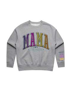 Custom Printed Sweatshirt for Mum - With Custom date and names on sleeve - 12_Mama Style