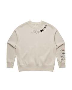 Custom Printed Sweatshirt for Mum - With Custom kids names on sleeve - 02_Mama Style