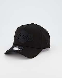 La Lakers 9forty A-frame - Black On Black