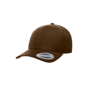 Yp Classics® Woolblend Curve Snapback Cap - Chocolate Brown