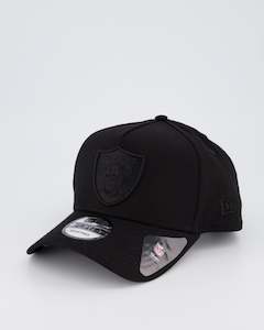 OAKLAND RAIDERS 9FORTY A-FRAME - BLACK ON BLACK