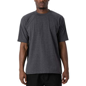 Pro Club Men's Heavyweight Cotton Short Sleeve Crew Neck - Charcoal - S