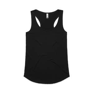 Women's AS Colour Yes Racerback Singlet - Black - L