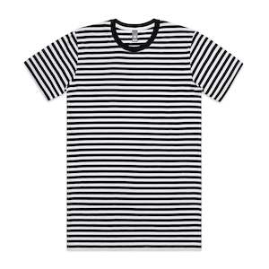 AS Colour Staple Stripe - Black/White - LRG