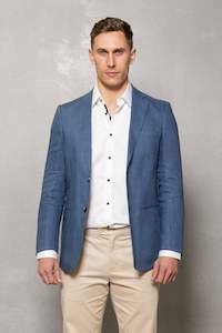 Menswear: Johnson Linen Blazer: Academy