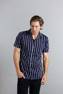 Dale Short Sleeve Shirt: Petrol