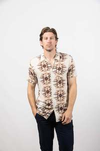 Dale Short Sleeve Shirt: Latte