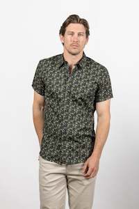 Brody Short Sleeve Shirt: Rainforest