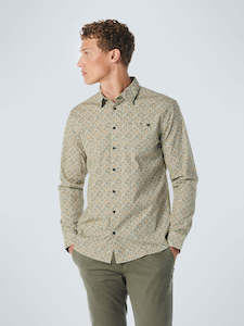 Allover Geo Print: Olive