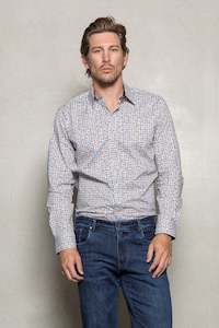 Blake Horsebit Print Shirt: Academy