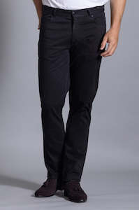 Terry Garment Dyed Chino: Black