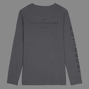 Cosmetic manufacturing: Long Sleeved T-Shirt (Charcoal)