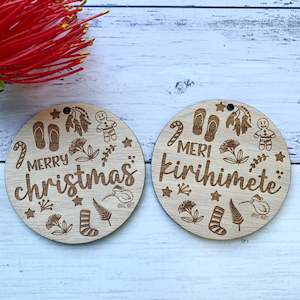 Kiwi Christmas Tag