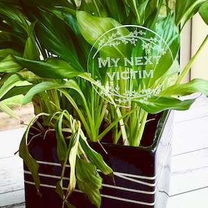 Teacher Gifts: Funny plant markers