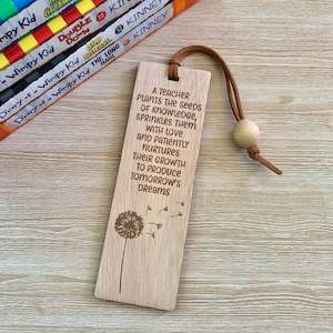 Teacher Bookmark - Seeds