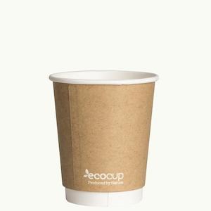 Double Wall EcoCup 285ml (80mm) CTN 500 – Kraft