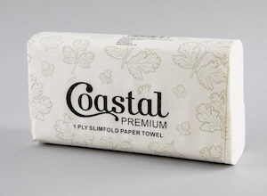 Coastal 1ply Slimfold Paper Towel Ctn 20 X 200