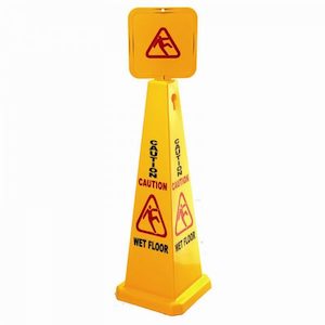 Products: Wet Floor Cone Yellow