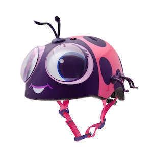 Helmets: Raskullz Googly Eyes Lady Bug - Toddler Size